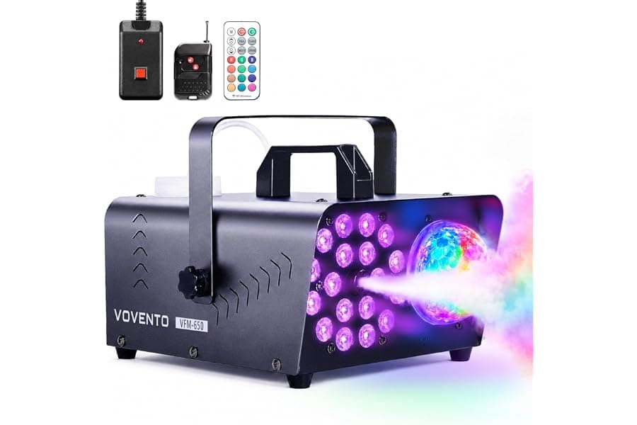Best Fog Machine with LED Lights for Parties and Events