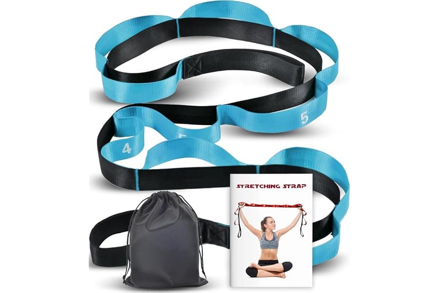 Best 10-Loop Yoga Stretching Strap Flexibility 2026