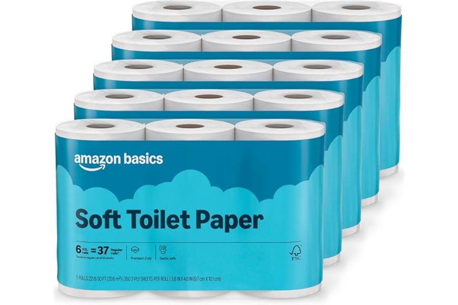 2-Ply Soft Toilet Paper for Septic Systems