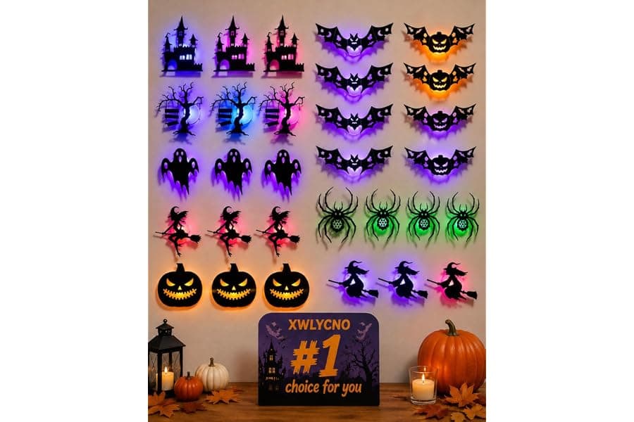 Halloween 3D LED Wall Decor Lights