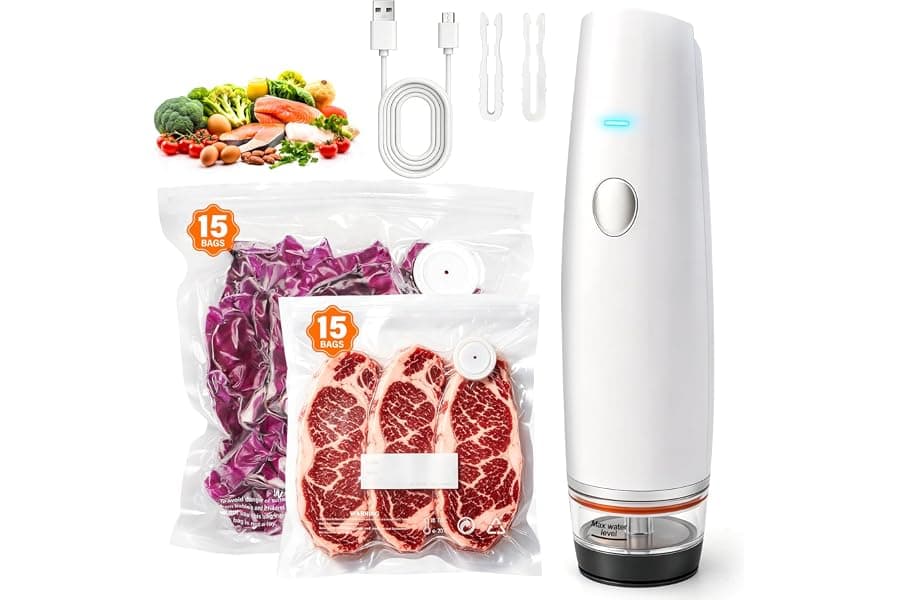 Handheld Vacuum Sealer for Fresh Food & Meal Prep