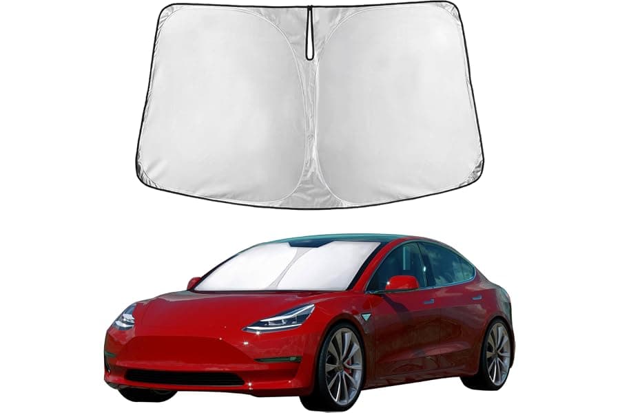 Best Windshield Sun Shade for Tesla Model 3 & Y