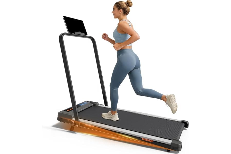 Home Walking Pad with Incline & Handlebar