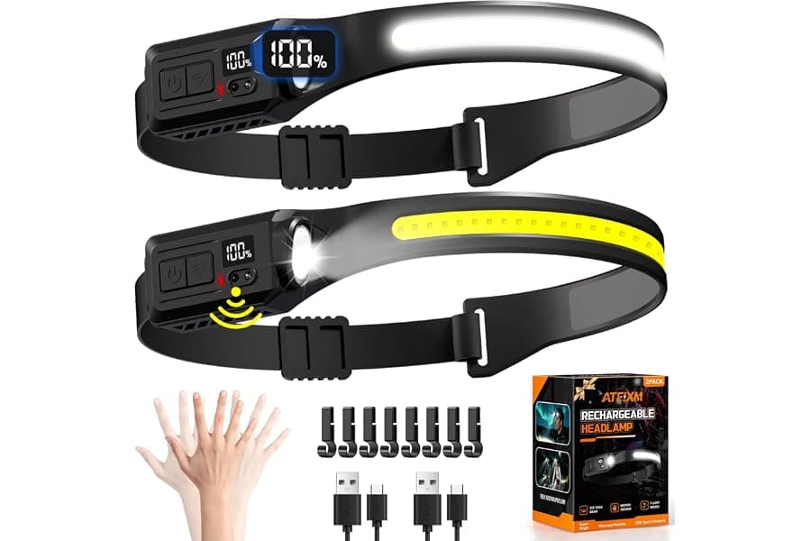 Best Rechargeable Headlamp for Camping and Mechanics