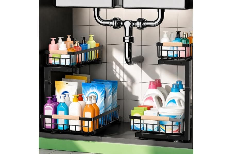 Under Sink Organizers: Maximize Cabinet Storage