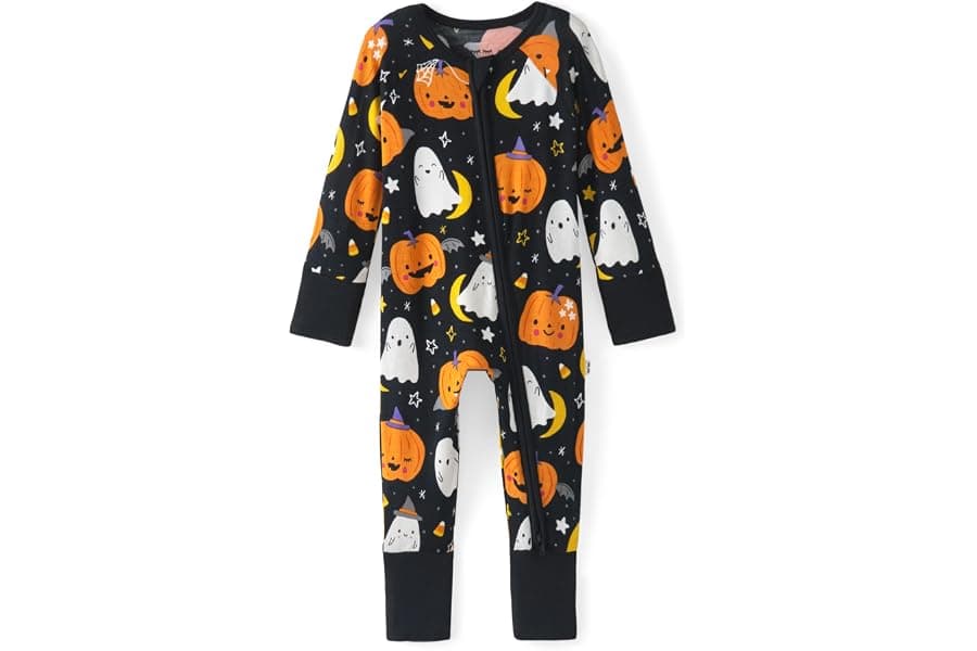 Soft Bamboo Baby Pajamas With 2-Way Zipper Sleepers