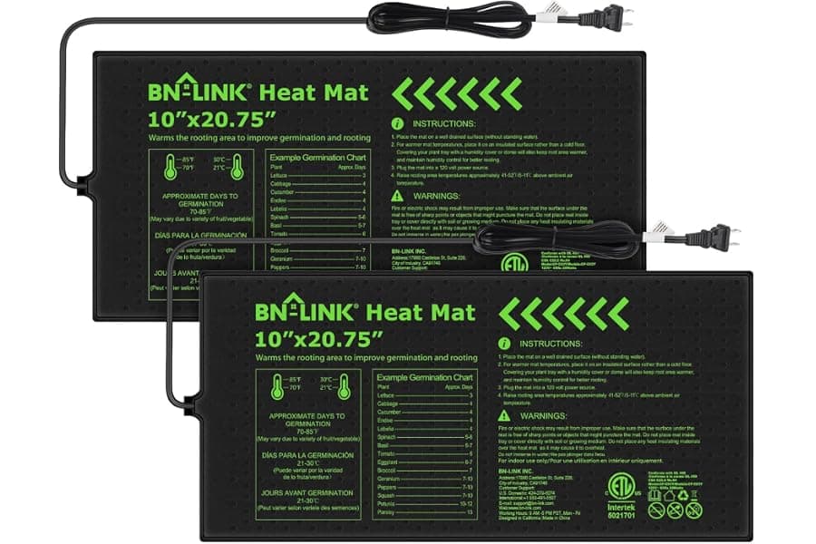 Best Durable Seedling Heat Mat For Seed Starting 10" X 20.75" - Top Picks for 2026