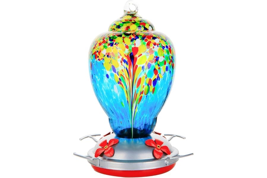 Best Hand Blown Glass Hummingbird Feeders