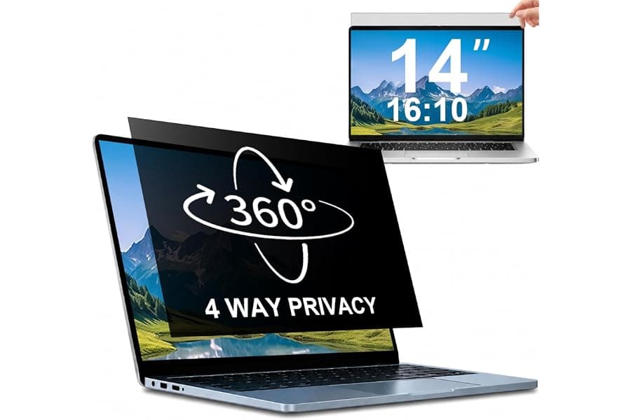 14-Inch Laptop Privacy Screen Filter With Blue Light Protection