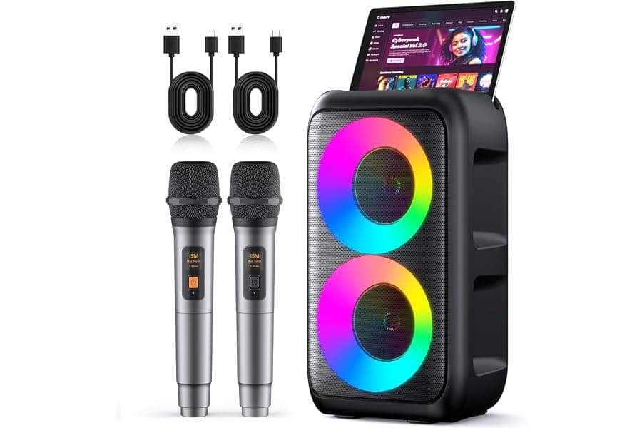 Best Portable Karaoke Machine with Wireless Mics