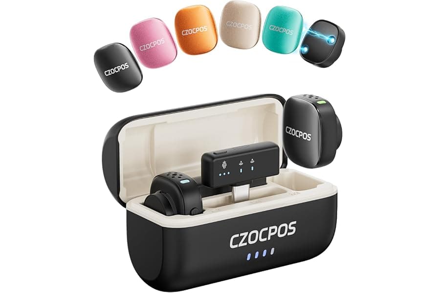 Wireless Lavalier Microphone for Content Creators