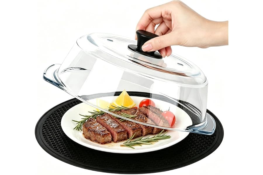 Best Microwave Splatter Cover with Place Mat