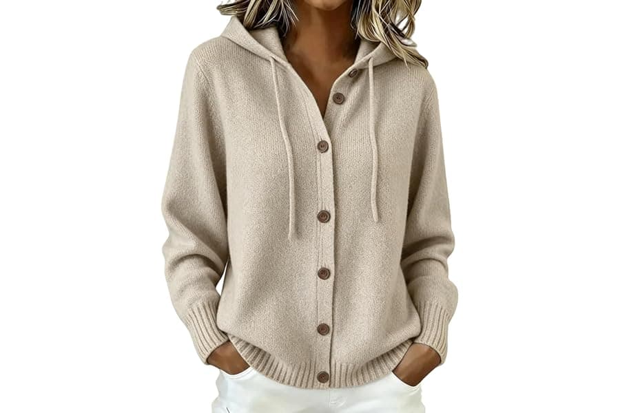 Best Oversized Hooded Sweatshirt Cardigan for Fall