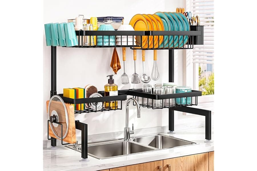 Best Over The Sink Dish Drying Rack for Small Kitchens