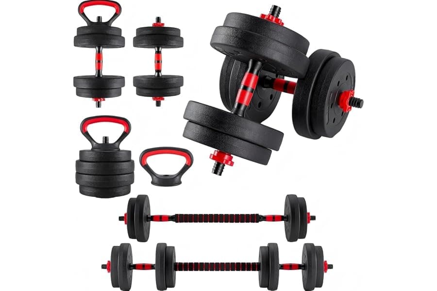 Best 5-in-1 Adjustable Dumbbells for Home Workouts