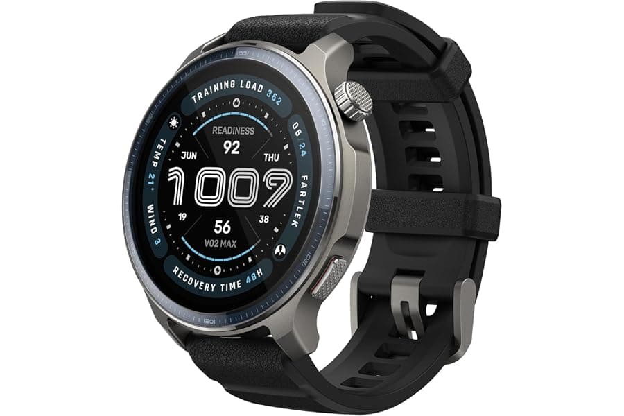 Fitness Smartwatch with AMOLED, Offline Maps & 21-Day Battery