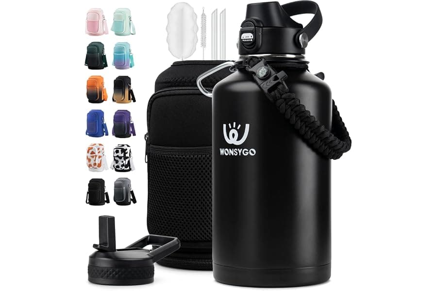 64oz Insulated Water Bottle for Athletes & Outdoor Adventures