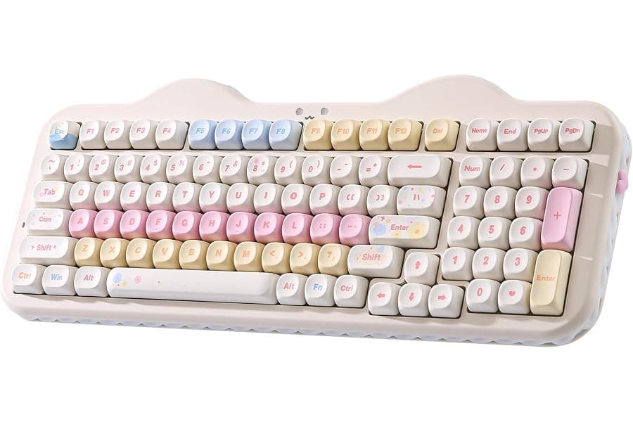 Wireless Mechanical Keyboard with Hot-Swap and RGB Lighting