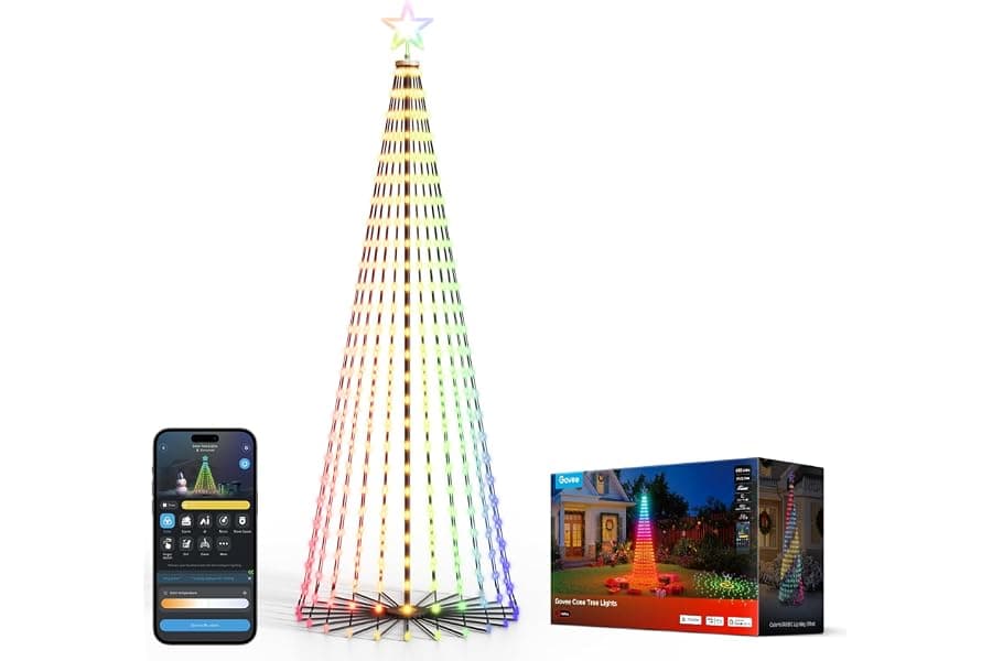 Smart RGB Outdoor Christmas Tree Lights