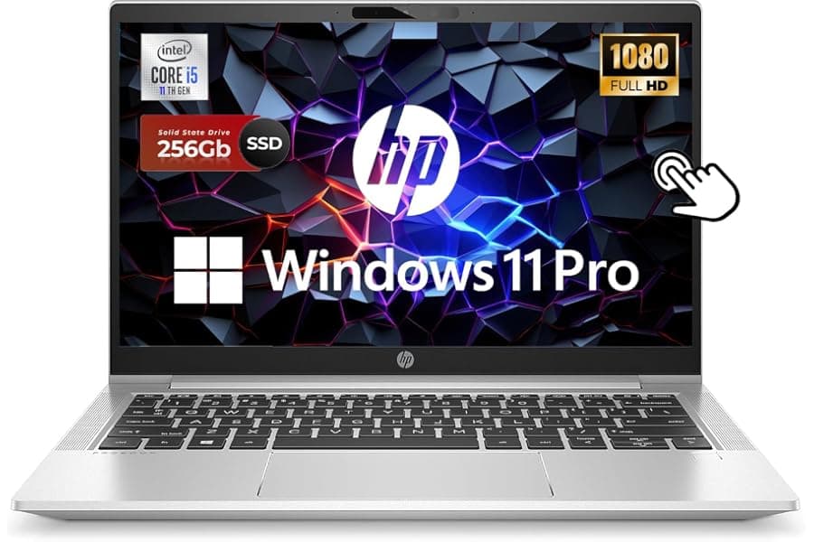 Compact Business Laptop with Touchscreen and Security
