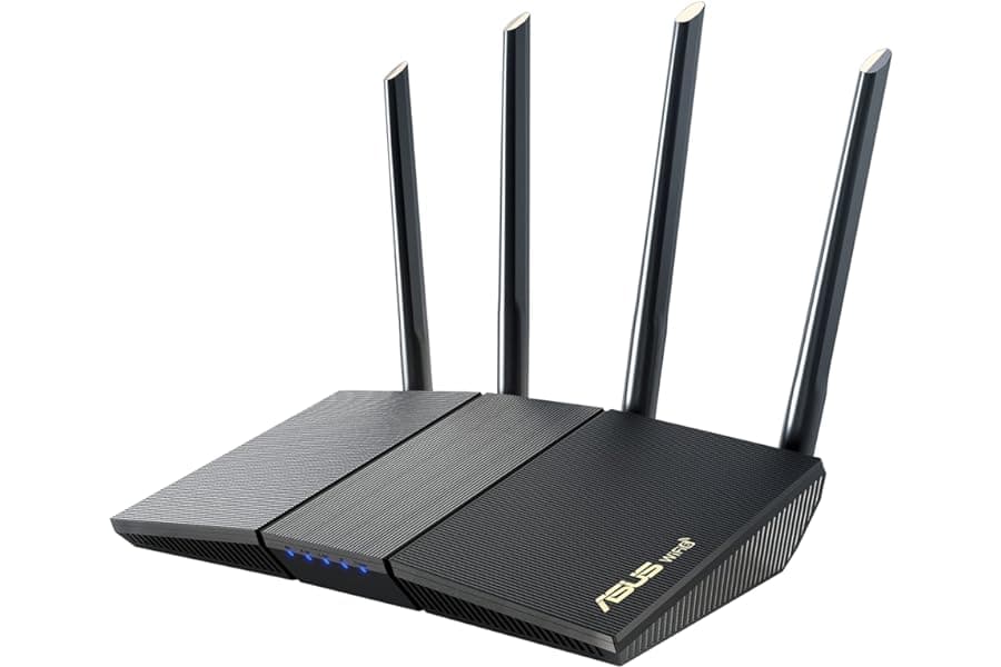 Dual Band WiFi 6 Router with Free Security