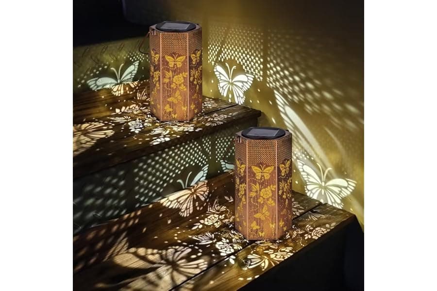 Butterfly Solar Lanterns for Garden Decor