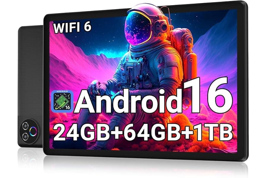 10-Inch Tablet with 24GB RAM and WiFi 6