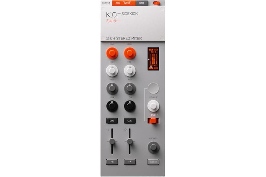 Compact DJ Mixer with Audio Interface & Effects
