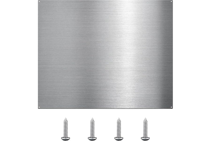 Stainless Steel Stove Backsplash Guard - 24x30 Easy Install