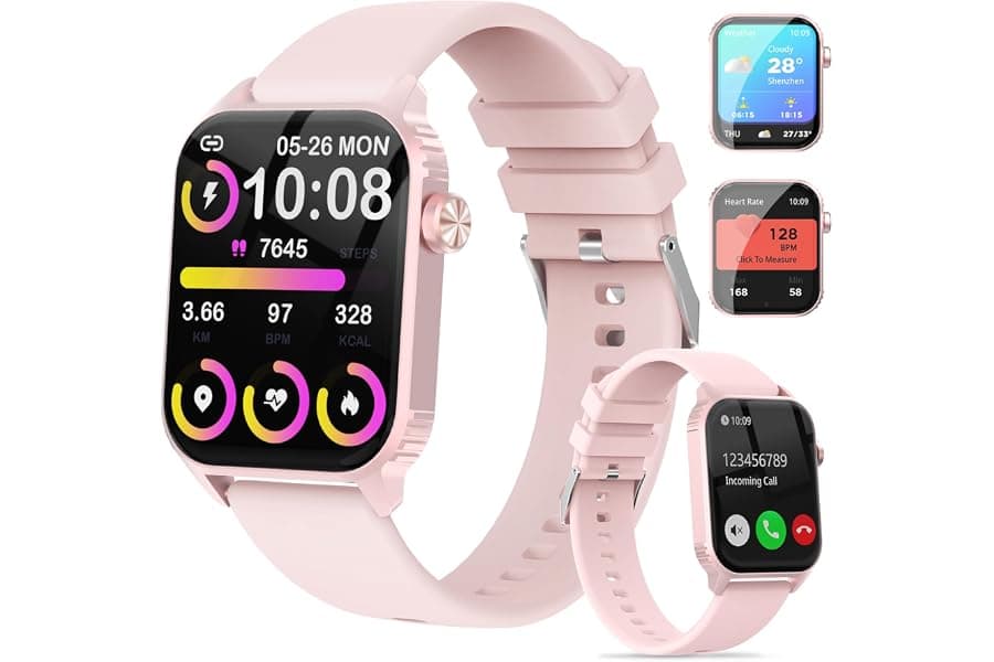 Women's Smartwatch with Heart Rate Monitor and 120 Sports Modes