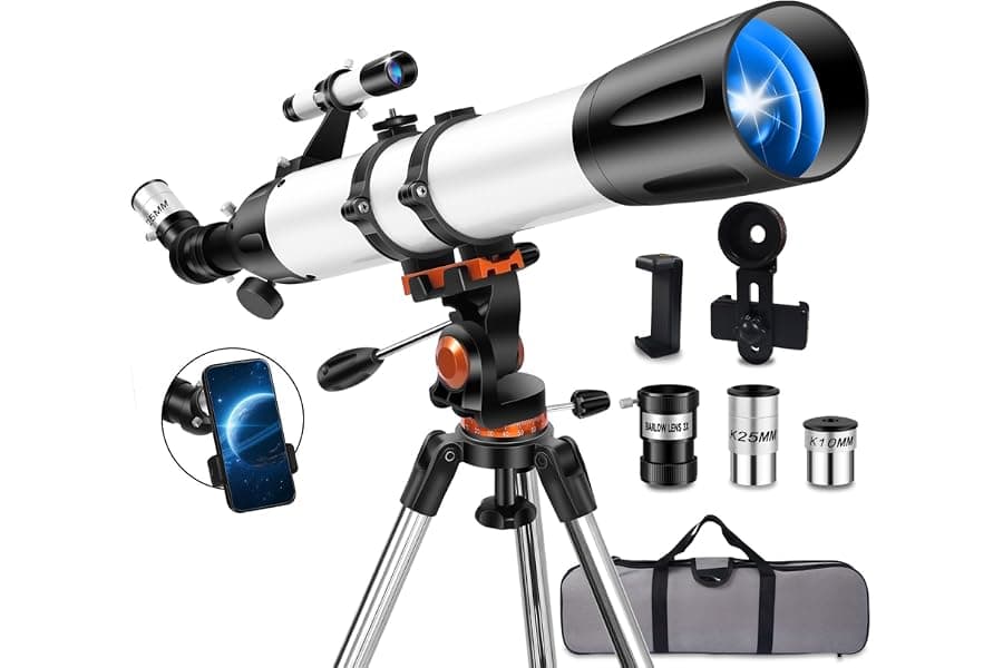 High-Power Telescope for Astronomy Beginners