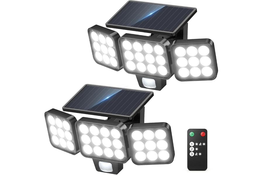 Bright Solar Motion Sensor Lights for Yards and Patios