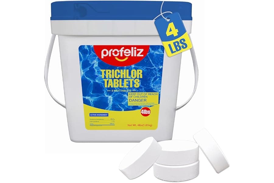 3-Inch Chlorine Tablets for Pool Maintenance