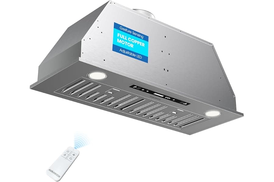 Smart Range Hood Insert with Copper Motor