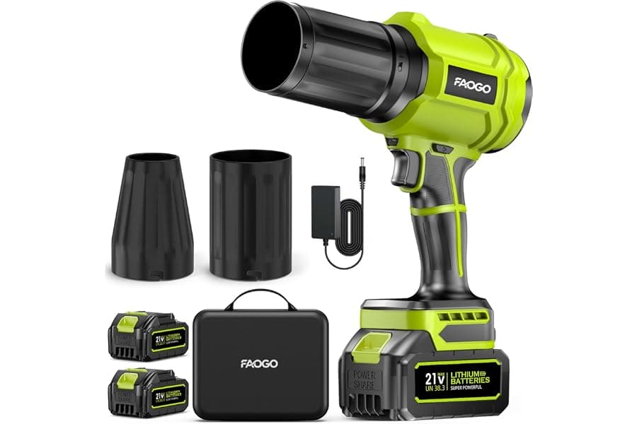 Cordless Leaf Blower with Battery & Charger Kit