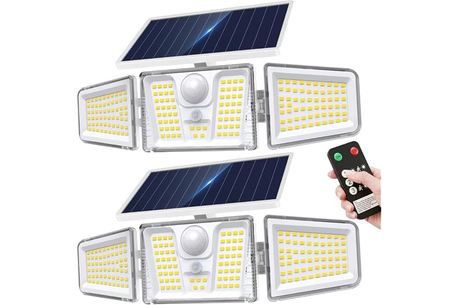 Solar Motion Lights for Home Security & Yards