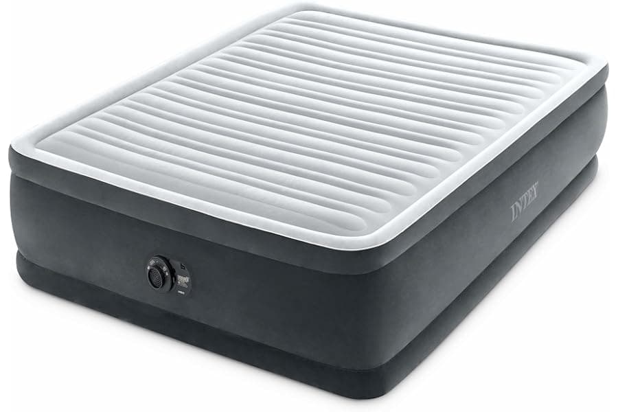 Queen Elevated Air Mattress with Built-in Pump – 18" Height