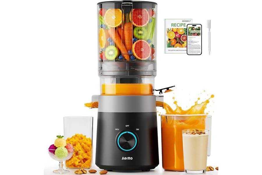Best 3-in-1 Cold Press Juicer for Whole Fruits and Vegetables