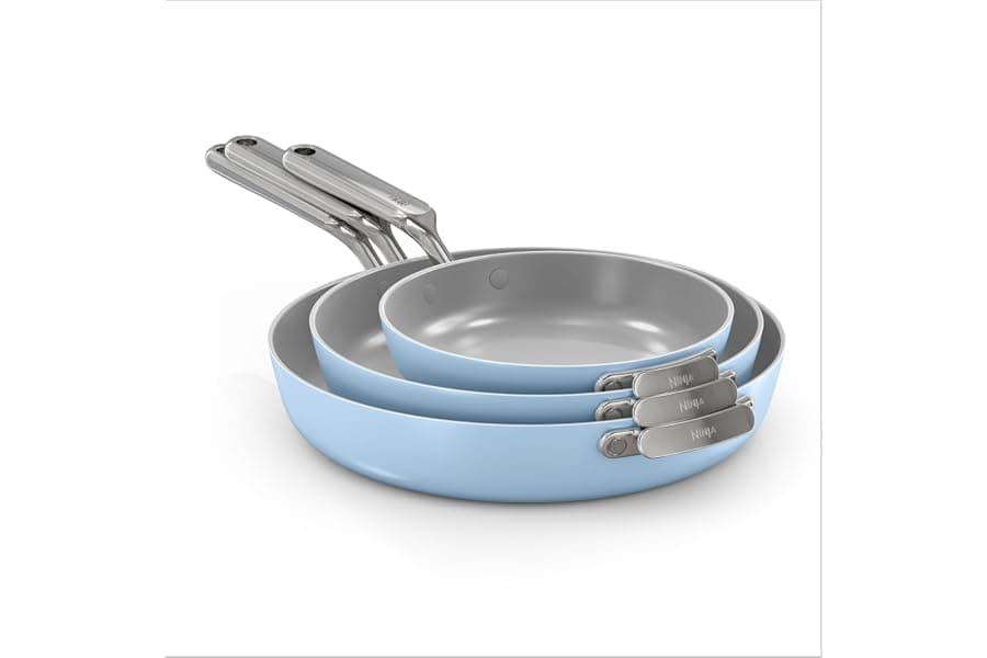 Ceramic Nonstick Fry Pan Set: 3-Piece Cookware Review