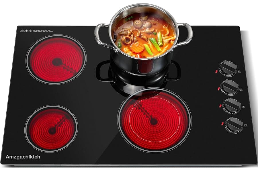 30 Inch Electric Cooktop: 4 Burner Ceramic Guide