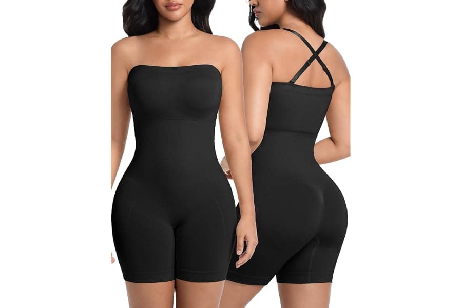 Best Full Body Shapewear Bodysuit with Built-in Bra