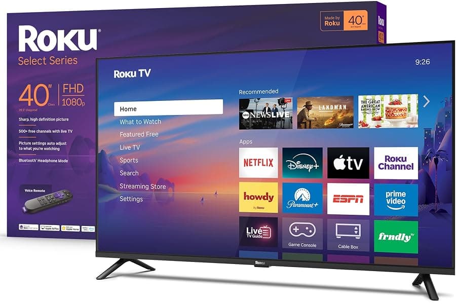 40-Inch Smart TV with Voice Control & 1080p Streaming