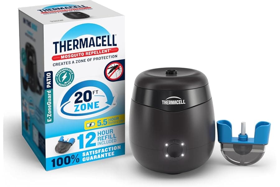 Rechargeable Mosquito Repeller: 20-Foot Patio Protection