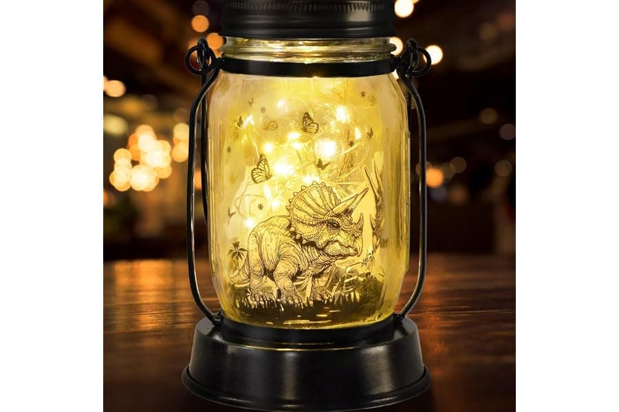 Dinosaur Solar Lantern for Teens & Room Decor