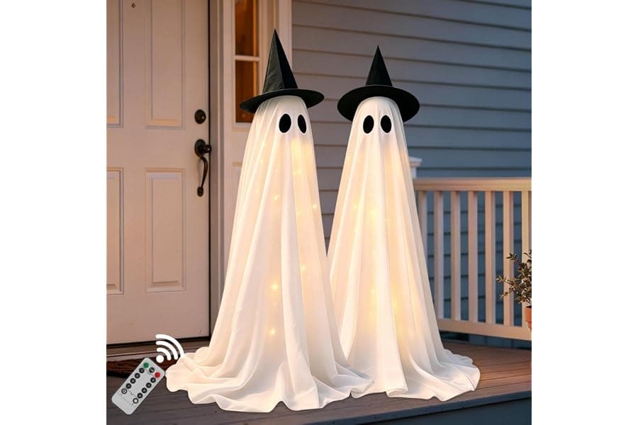 Outdoor Halloween Ghost Decorations with Remote Control