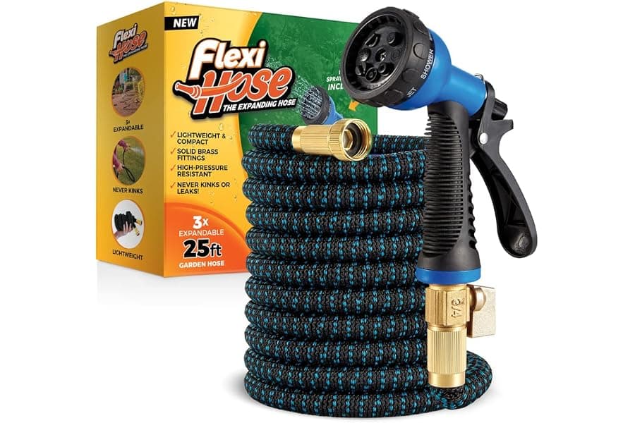 Best 25-Foot Expandable No-Kink Garden Hose 2026