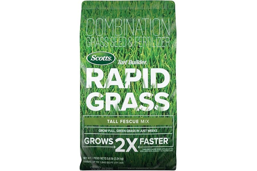 Rapid Grass Seed & Fertilizer Tall Fescue Mix