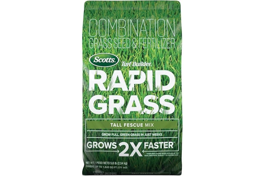 Rapid Grass Seed & Fertilizer Tall Fescue Mix