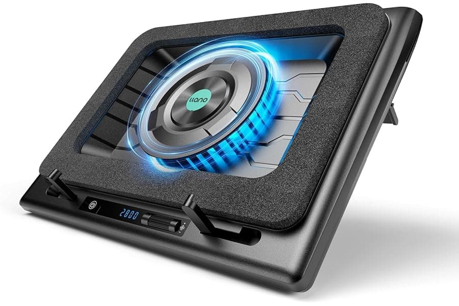 Gaming Laptop Cooling Pad with Turbine Fan
