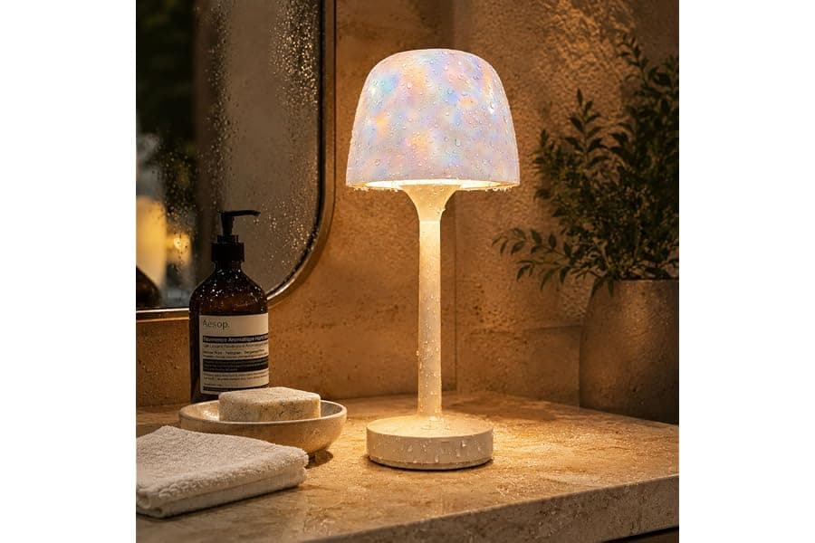 Ocean Wave Projection Waterproof LED Shower Lamp